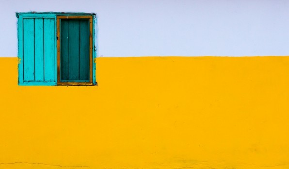 turquoise-wall-window